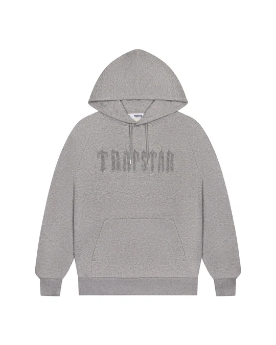 HENILLE DECODED HOODIE – GREY