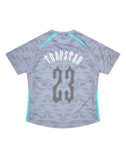 RONGATE FOOTBALL JERSEY – GREY-BLUE T-SHIRT