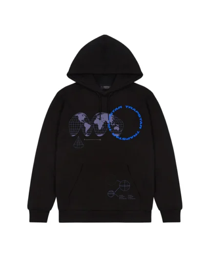 TRAPSTAR GLOBAL TAKEOVER HOODIE – BLACK