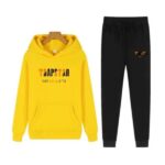 Yellow-Black-Trapstar-Brand-Jogging-Tracksuit