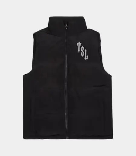 Gilet per tiratori Trapstar nero-riflettente