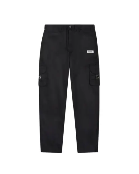 Nylon Cargo Pants – Black